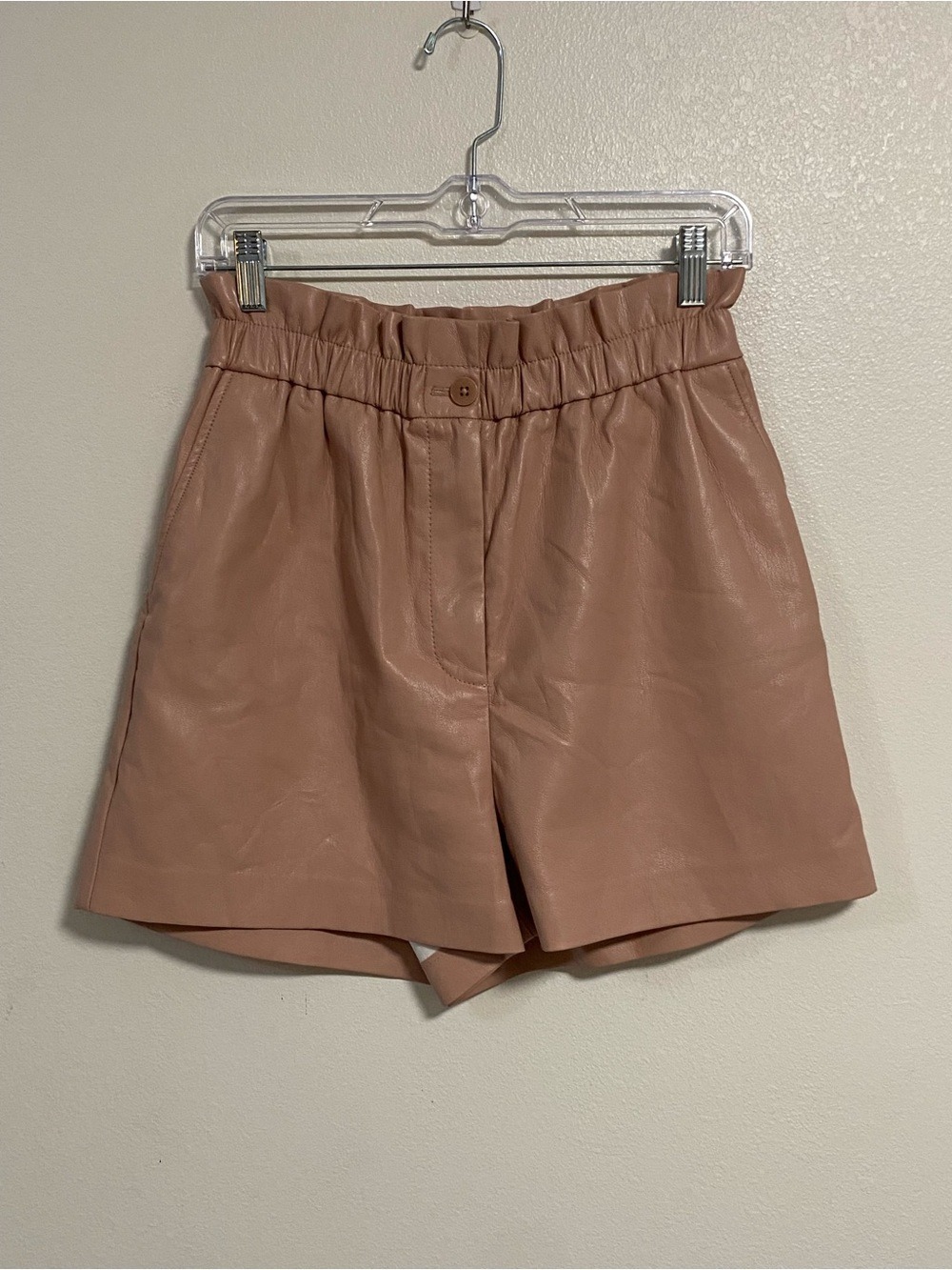 Wilfred Shorts Women's Size Small Blush Speechless Paperbag Waist Shorts